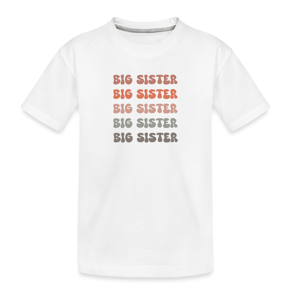 Big Sister Tee - white