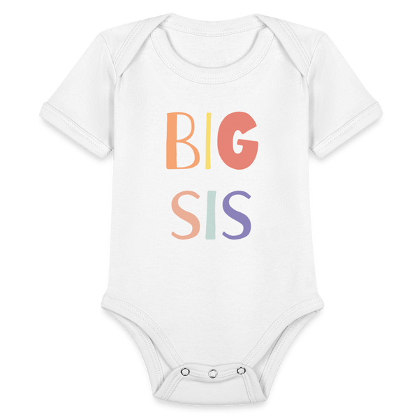 Colorful Big Sis - white