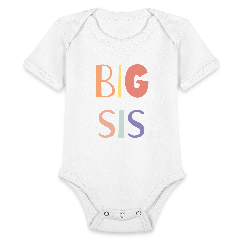 Colorful Big Sis - white