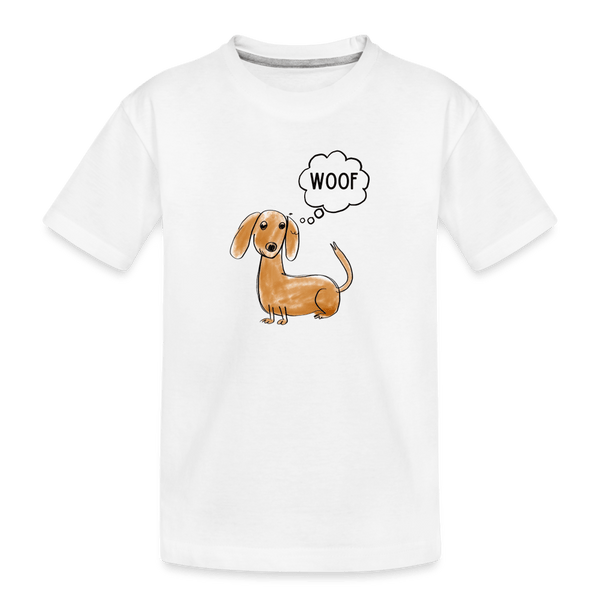 Hello Woof - white