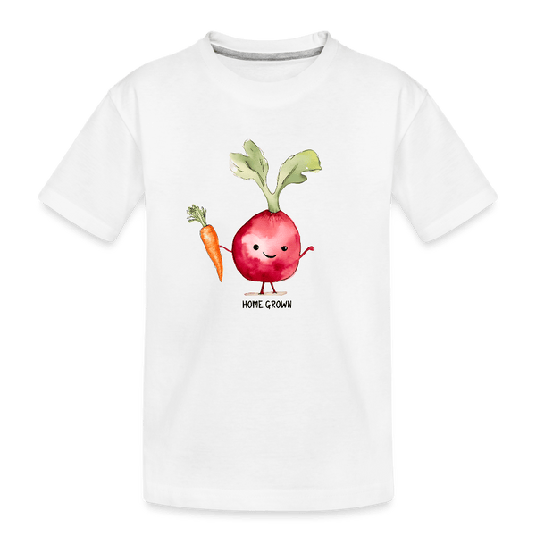 Home Grown Tee - white