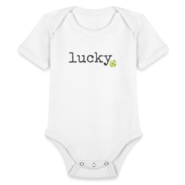 Lucky Shamrock - white