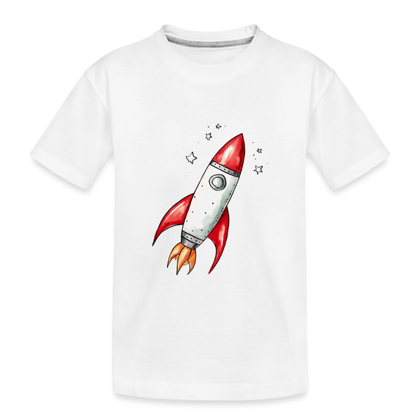 Rocket Ship - white