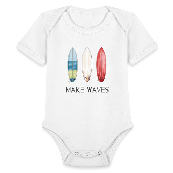 Make Waves - white