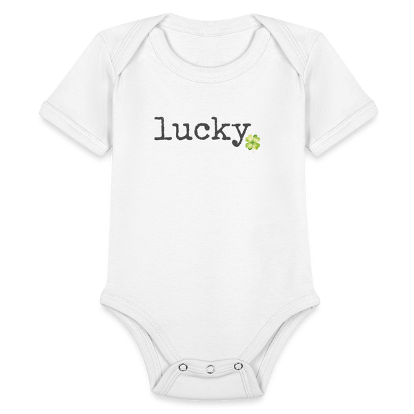 Lucky Shamrock - white