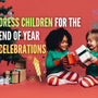 Children dress for christmas