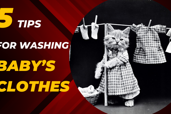 washing baby clothes