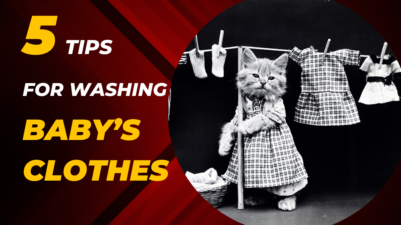 washing baby clothes