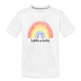 Happy Go Lucky Tee - white