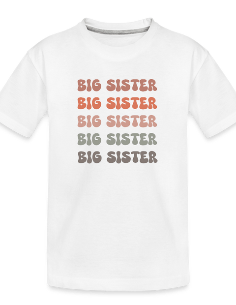 Big Sister Tee - white