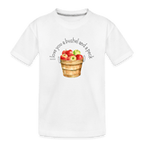 I Love You a Bushel - white