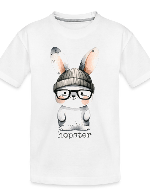 Hopster Beanie Bunny - white