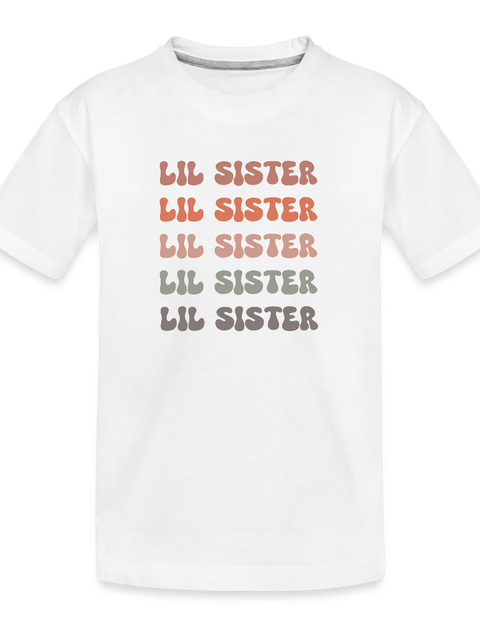 Lil Sister Tee - white