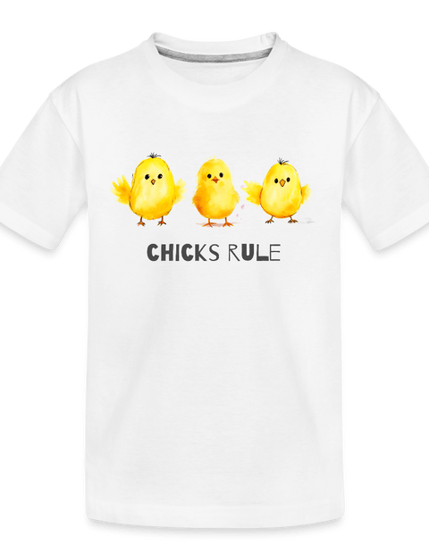 Sassy Chicks - white