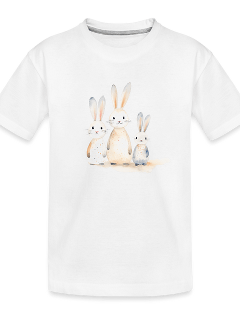 Three Bunny Bunch - white