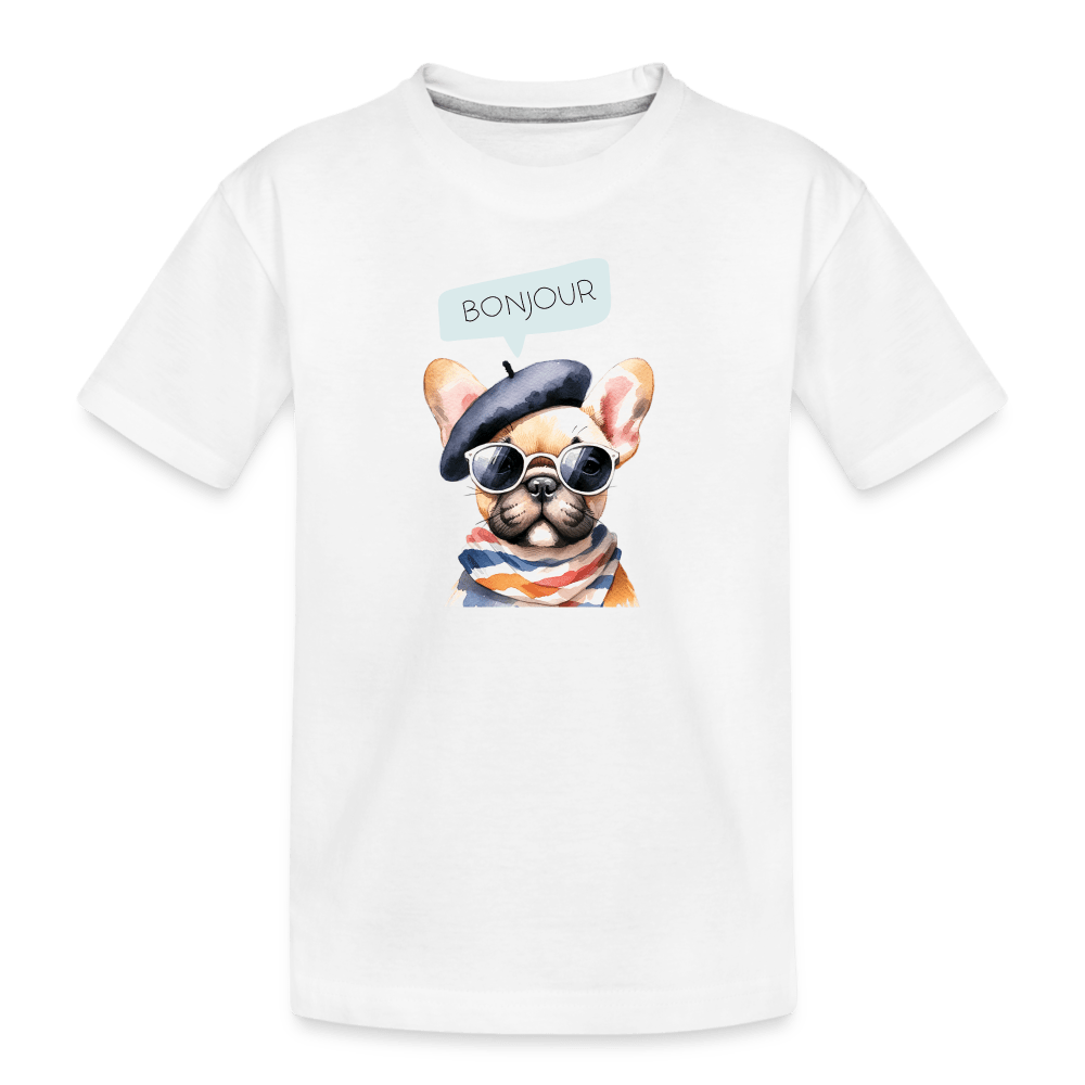 Bonjour Shirt - white