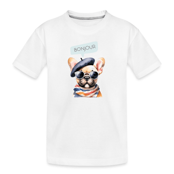 Bonjour Shirt - white