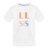 Colorful Lil Sis Tee - white