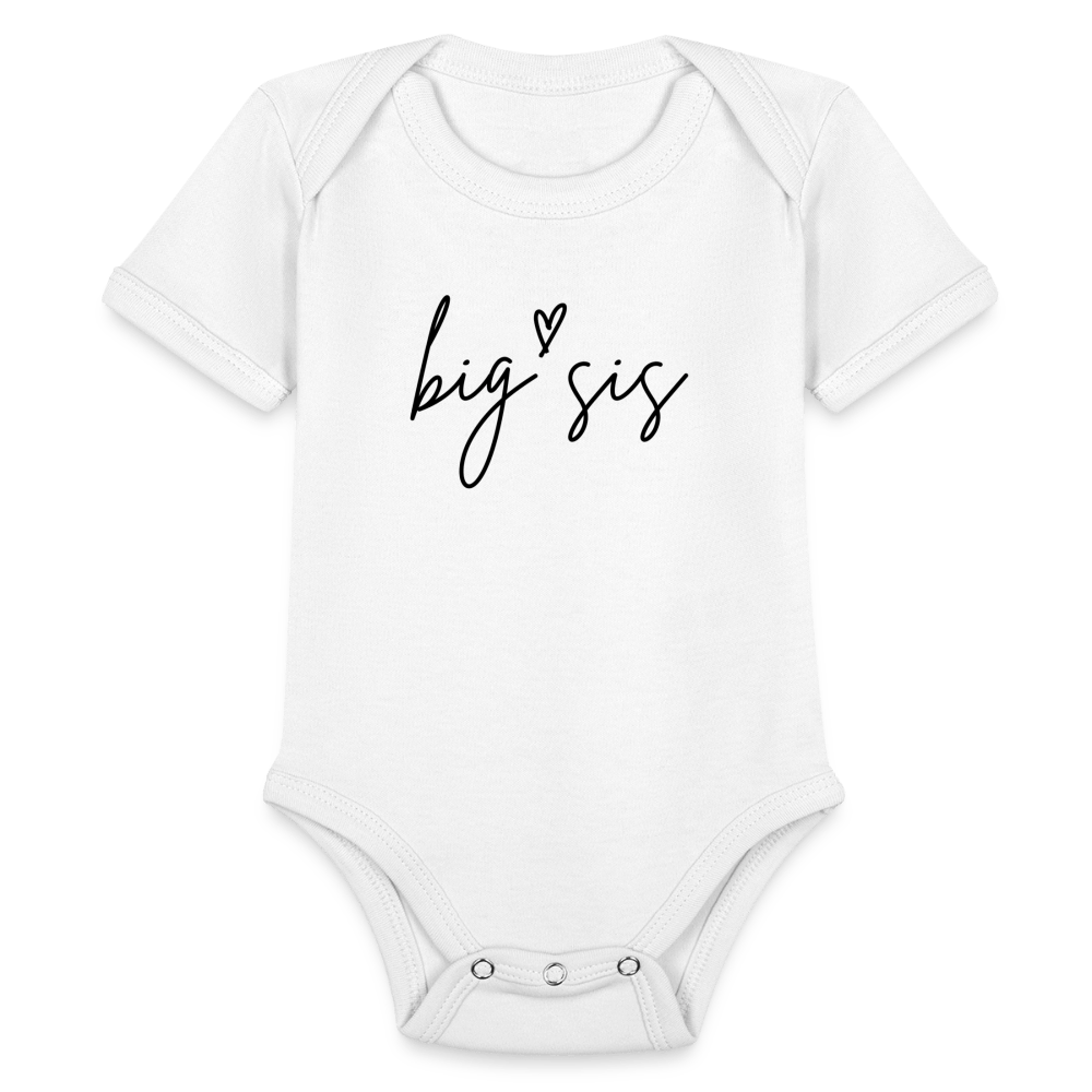 Cursive Big Sis - white
