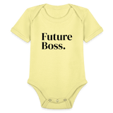 Future Boss - washed yellow