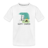 Happy Camper Bear - white