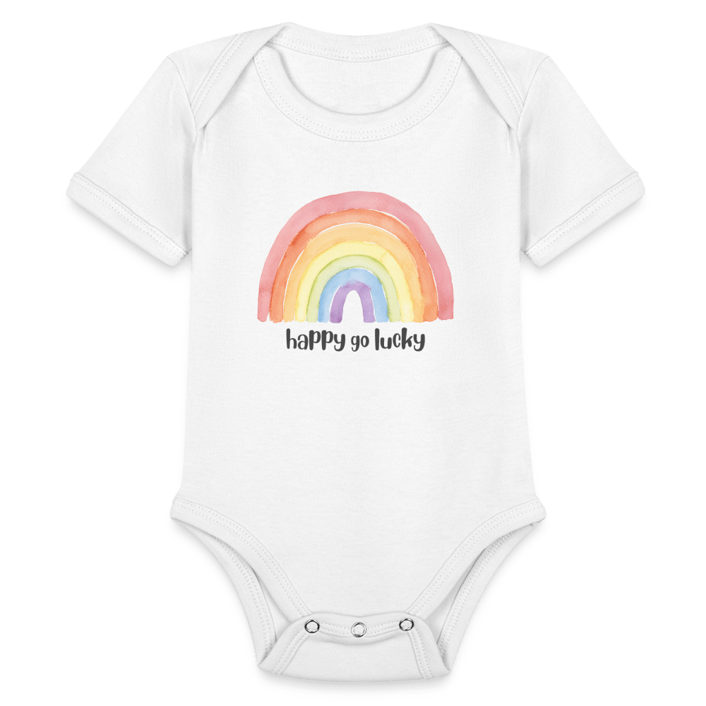 Happy Go Lucky Baby - white