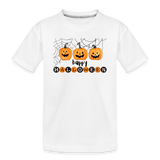 Todler Happy Halloween - white