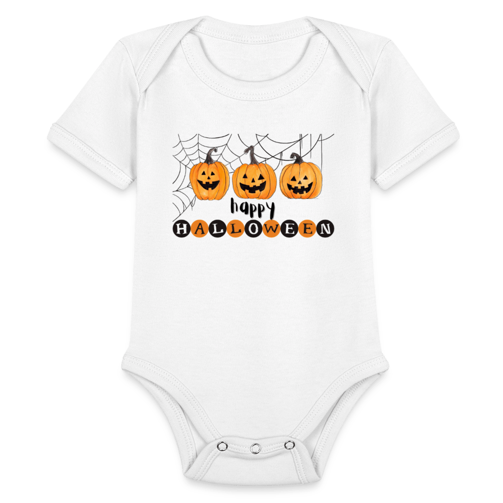 Happy Pumkins Bodysuit - white