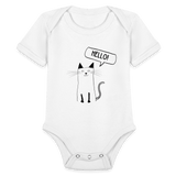 Hello! Cat - white