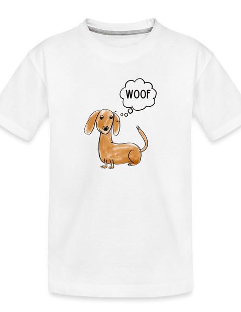 Hello Woof - white