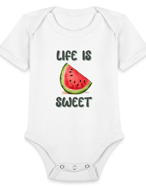 Life Is Sweet - white