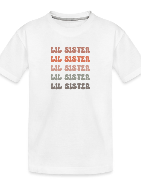 Lil Sister Tee - white