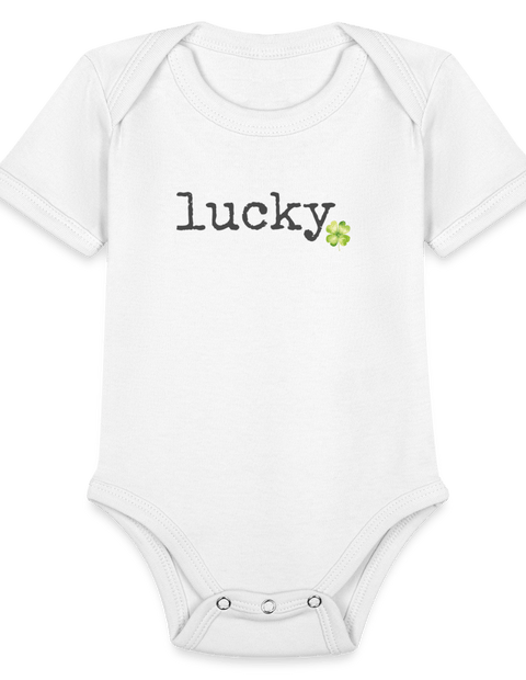 Lucky Shamrock - white