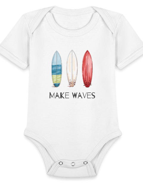 Make Waves - white