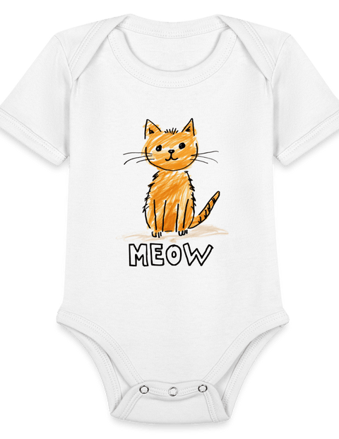 Meow Cat - white