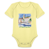 St. Tropez is my hood - washed yellow