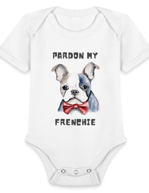 Pardon My Frenchie - white