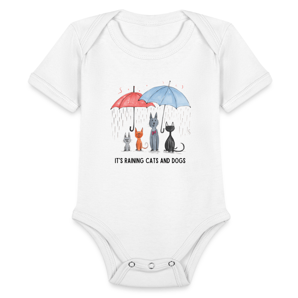 Raining Cats and Dogs - white