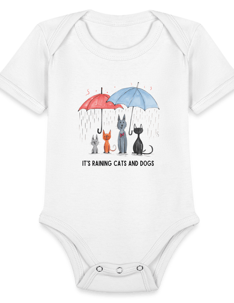 Raining Cats and Dogs - white