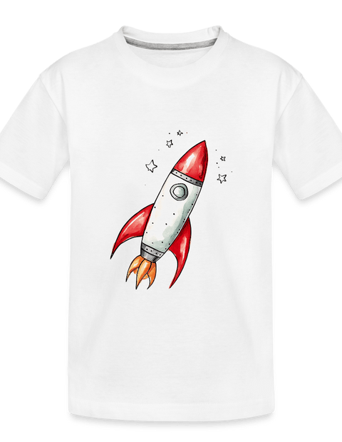 Rocket Ship - white
