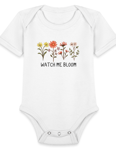 Watch Me Bloom - white
