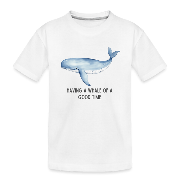 Whale of a Time - white