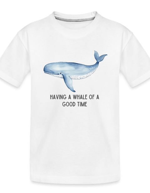Whale of a Time - white