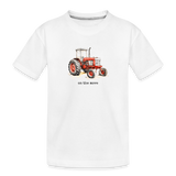 Big Red Tractor - white