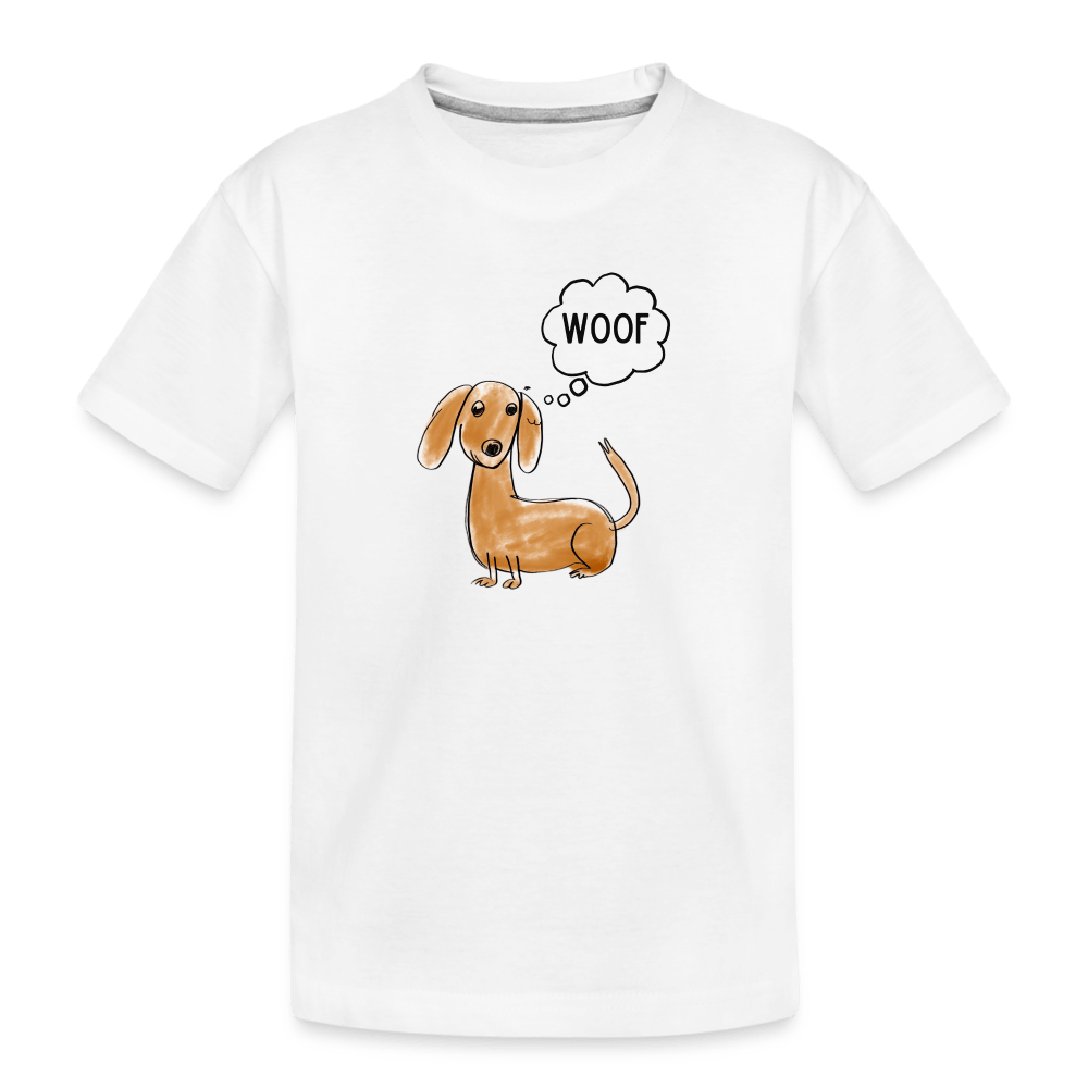 Hello Woof - white