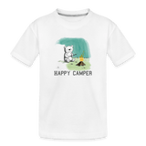 Happy Camper Bear - white