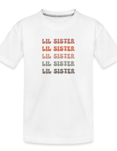 Lil Sister Tee - white