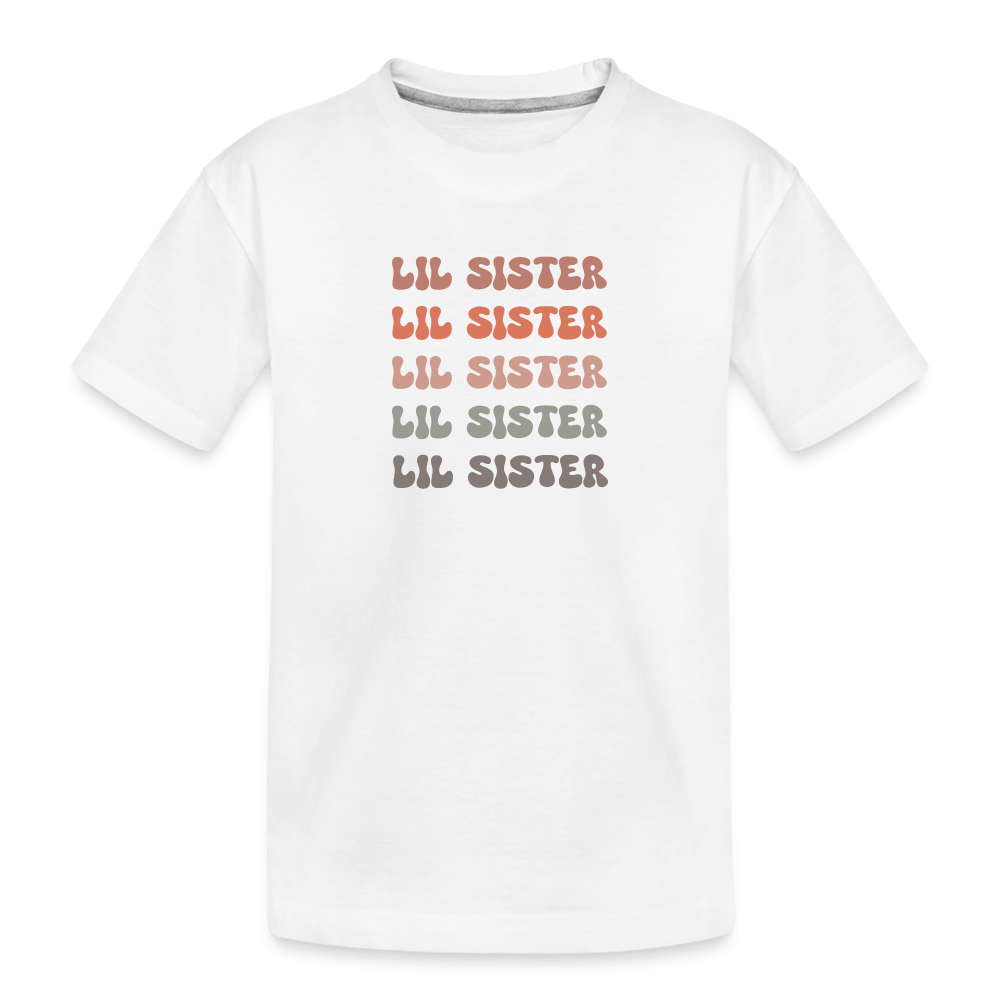 Lil Sister Tee - white
