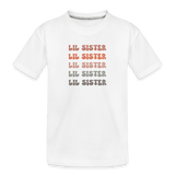 Lil Sister Tee - white