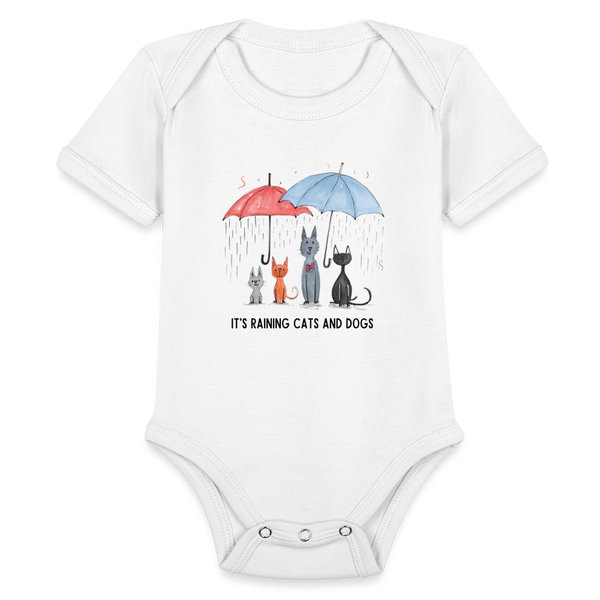 Raining Cats and Dogs - white